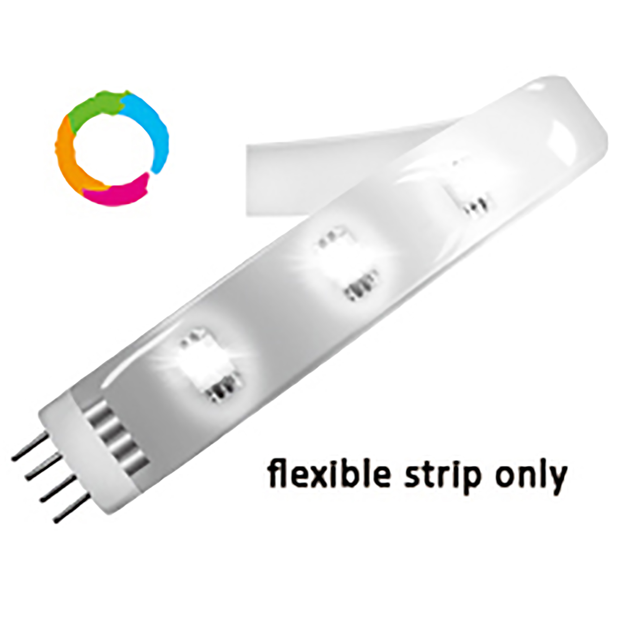 11126  Fluid Multi-Colour 12 LED Flexible Strip